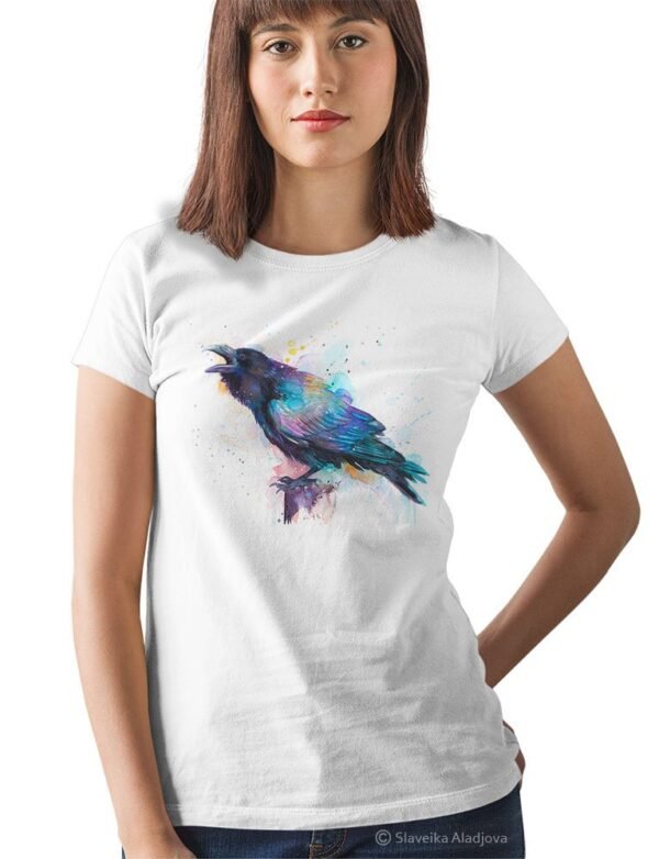 Raven art T-shirt