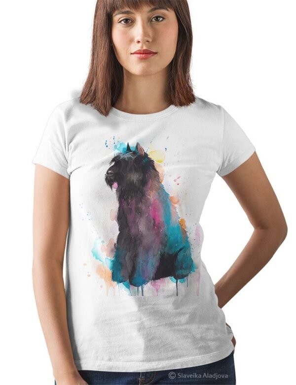 Bouvier des Flandres art T-shirt