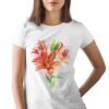 Lilium flower art T-shirt