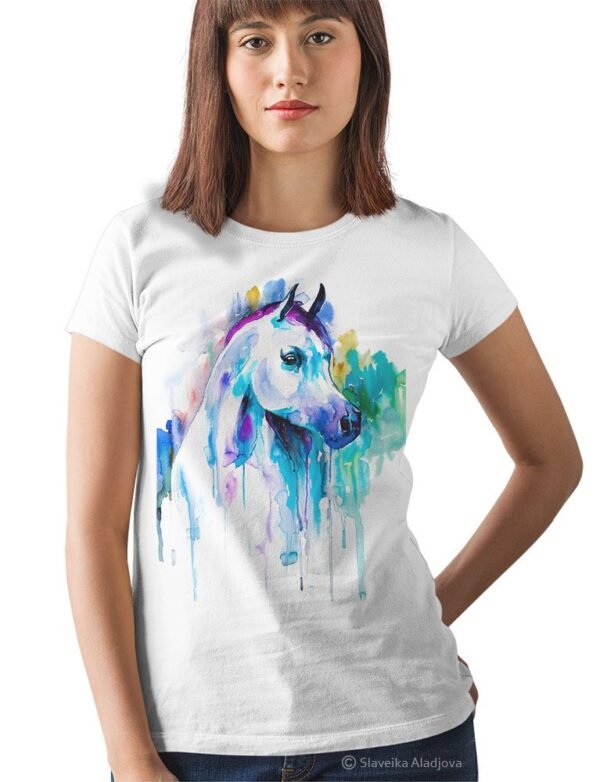 Arabian horse art T-shirt