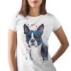 Boston Terrier art T-shirt