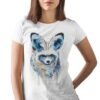 Bat-eared fox art T-shirt