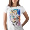 Cheetah art T-shirt