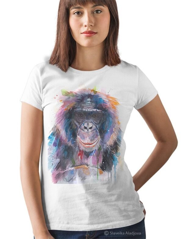 Bonobo art T-shirt