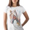 Haflinger horse, Avelignese art T-shirt