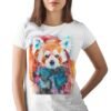 Red Panda art T-shirt