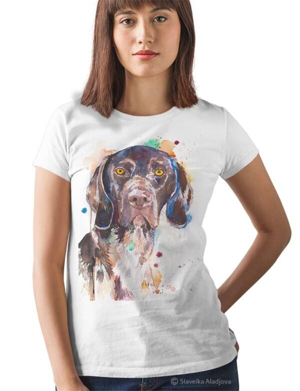 German Shorthaired art T-shirt
