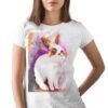 Rabbit art T-shirt