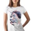 Pink Unicorn art T-shirt