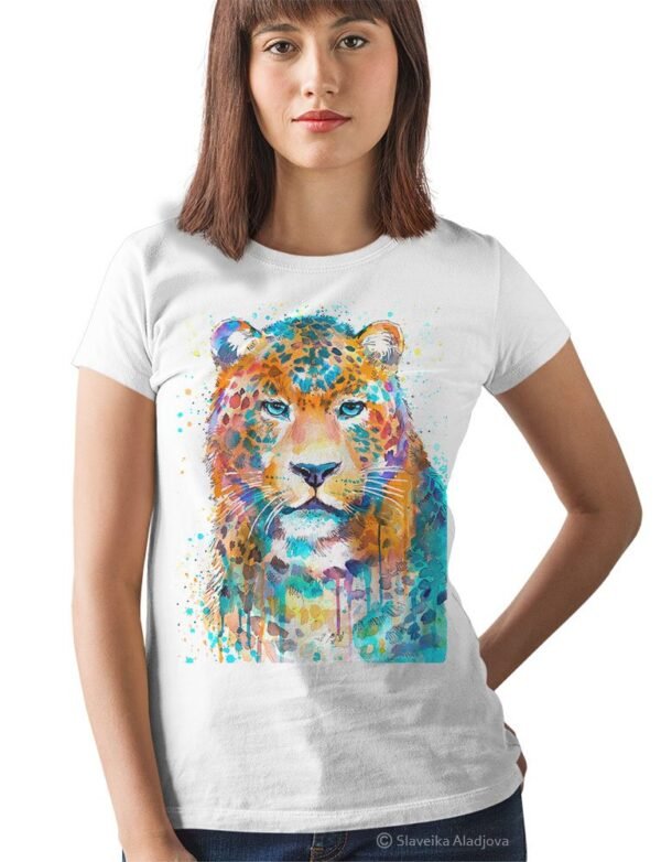 Panther Leopard art T-shirt