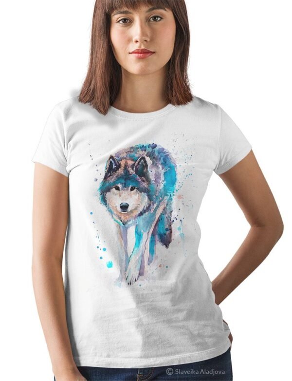 Wolf art T-shirt