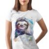 Three-toed sloth art T-shirt Three-toed sloth art T-shirt