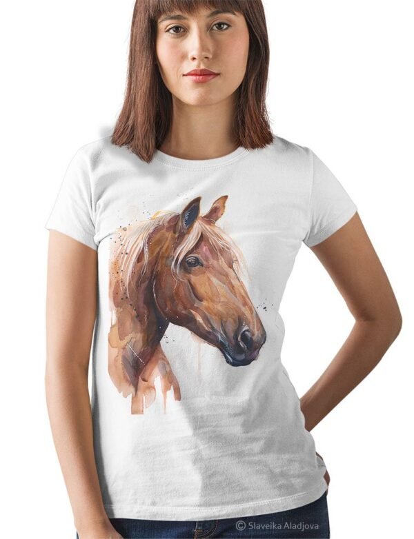 Suffolk Punch horse art T-shirt
