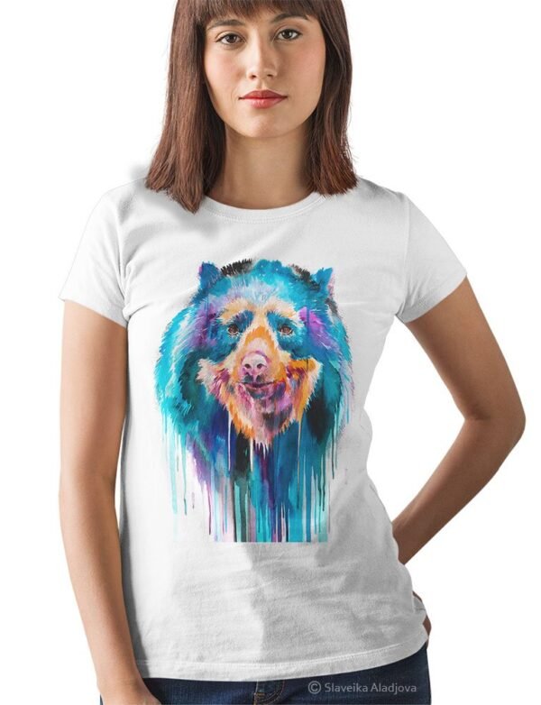 Spectacled Bear art T-shirt