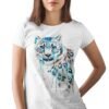 Snow leopard art T-shirt