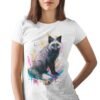 Silver fox art T-shirt