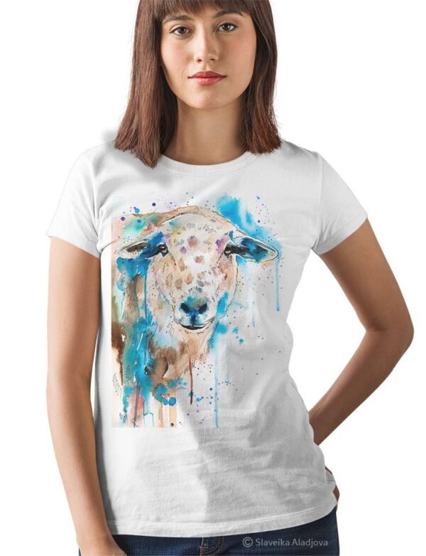 Sheep art T-shirt
