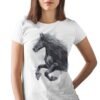 Friesian horse art T-shirt