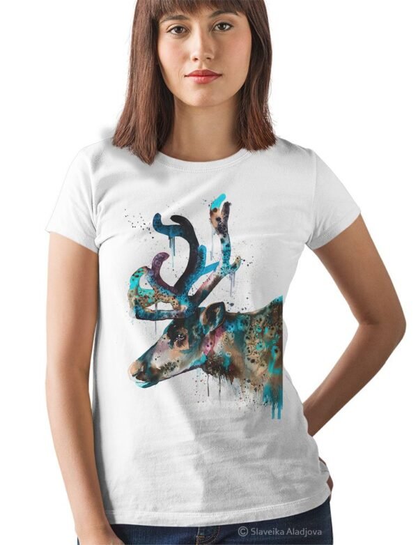 Reindeer art T-shirt