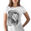 Black and white Lion art T-shirt Black and white Lion art T-shirt