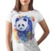 Panda bear art T-shirt