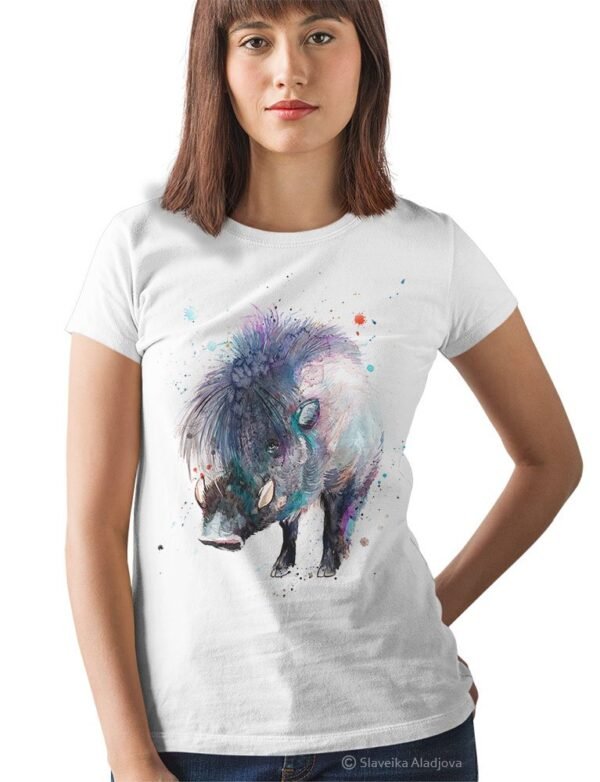 Visayan warty pig art T-shirt