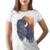American bison art T-shirt