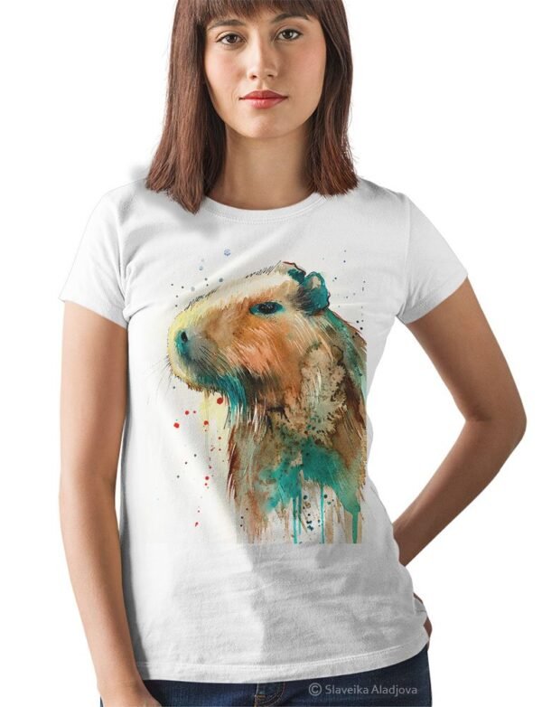 Capybara art T-shirt