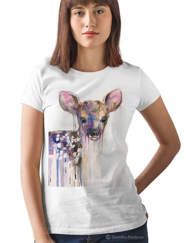 Baby deer art T-shirt Baby deer art T-shirt
