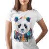 Colorful panda art T-shirt