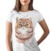 Exotic Shorthair cat art T-shirt
