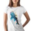 Blue Whale shark art T-shirt