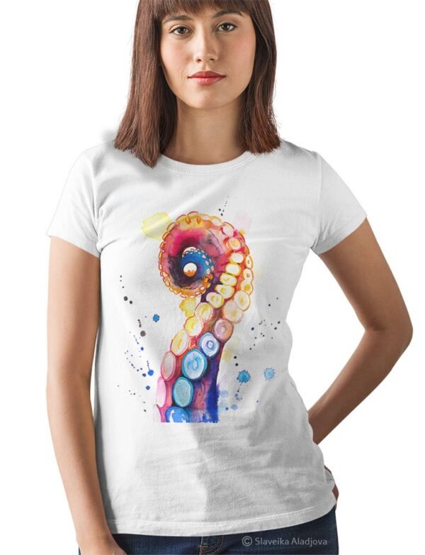 Octopus Tentacle art T-shirt