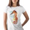 Seahorse art T-shirt