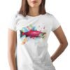Sockeye salmon art T-shirt