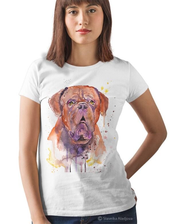 French Mastiff art T-shirt