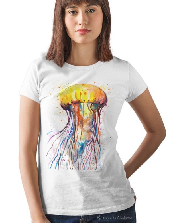 Jellyfish art T-shirt