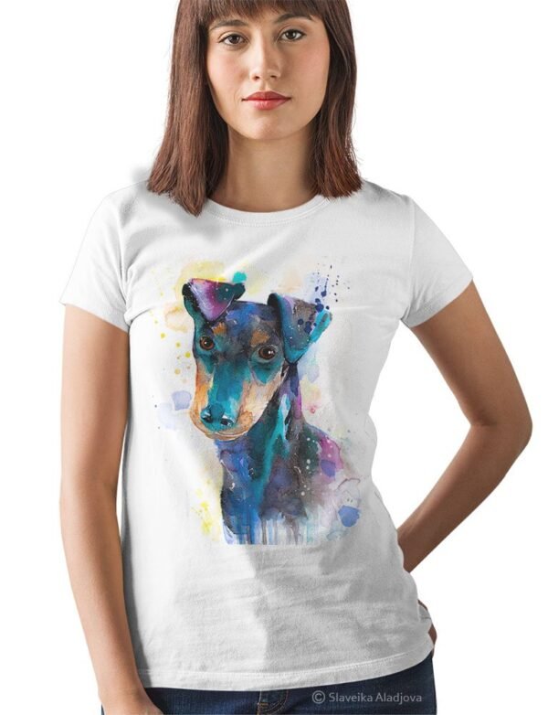 Manchester Terrier art T-shirt