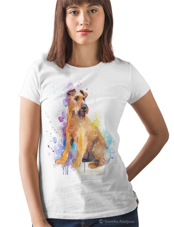 Irish Terrier art T-shirt