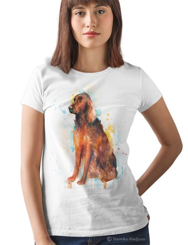 Irish Setter art T-shirt
