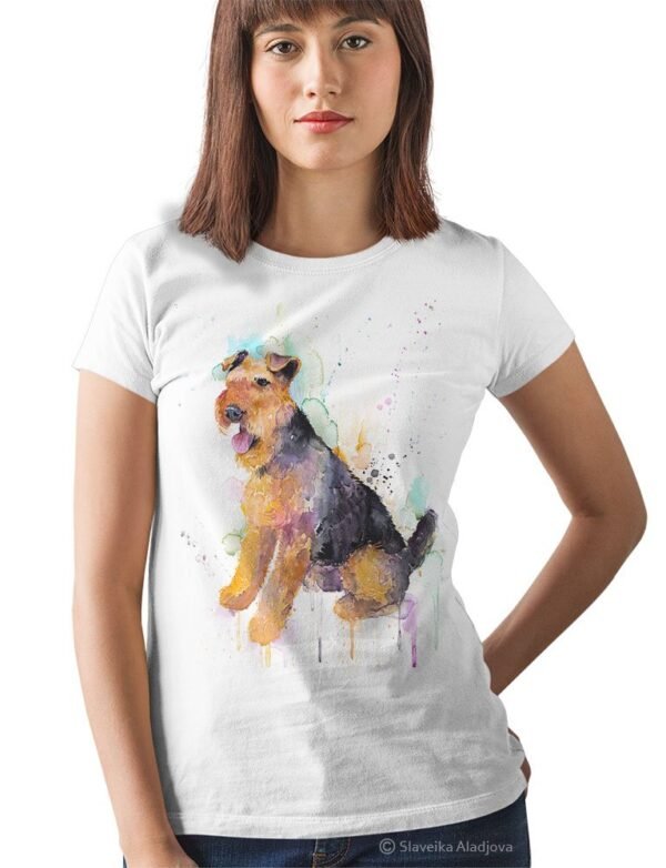 Welsh Terrier art T-shirt