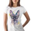 Sphynx cat art T-shirt