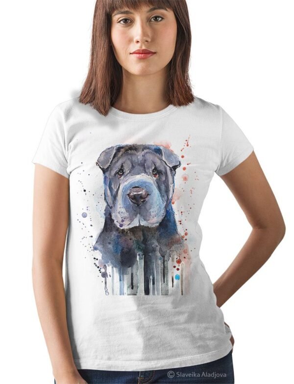 Shar Pei art T-shirt