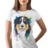 Bernese Mountain Dog art T-shirt