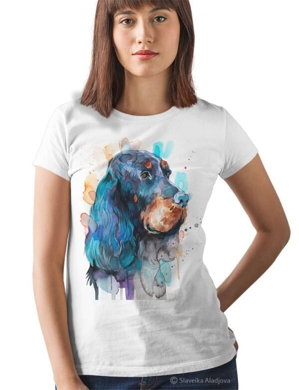Gordon Setter art T-shirt