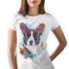 Cardigan Welsh Corgi art T-shirt