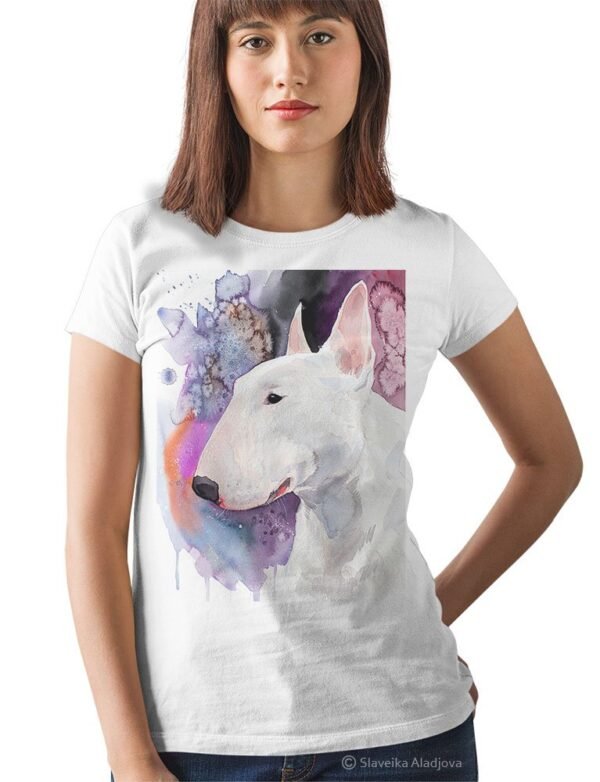 Bull Terrier art T-shirt