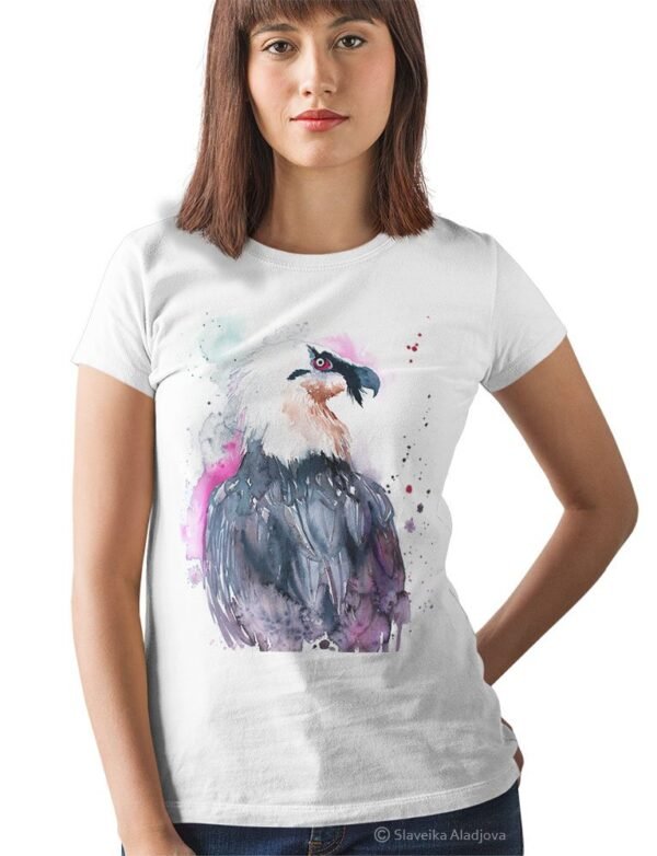 Bearded vulture art T-shirt