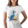 Blue Jay art T-shirt