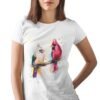 Cardinal Birds art T-shirt